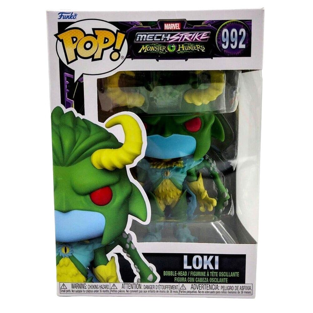 Funko Pop Marvel LOKI 992 Marvel Mech Strike Monster Hunters Vinyl Figure NEW